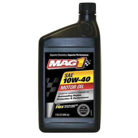 Engine Oil, 10W-40, Conventional, 1qt MPN:MAG61650