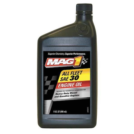 Diesel Engine Oil, 30, Conventional, 1qt MPN:MAG61656