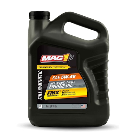 Diesel Engine Oil, 5W-40, Full Synth, 1gal MPN:MAG62627