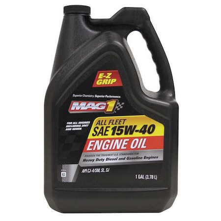 Diesel Engine Oil, 15W-40, Conventnl, 1gal MPN:MAG62631