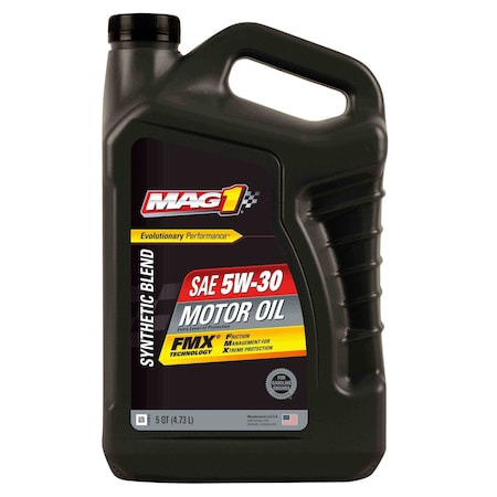 Engine Oil, 5W-30, Synthetic Blend, 5qt MPN:MAG62937