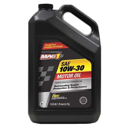 Motor Oil, 10W-30, Conventional, 5 Qt. MPN:MAG62939
