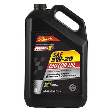 Engine Oil, Conventional, 5W-20, 5 Qt. MPN:MAG62941