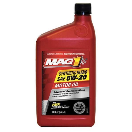 Engine Oil, 5W-20, Synthetic Blend, 1qt MPN:MAG64829