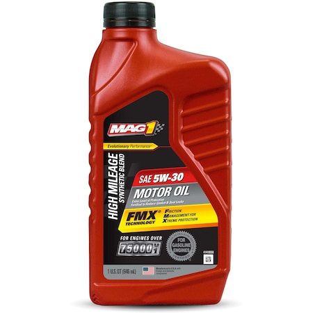Engine Oil, 5W-30, Synthetic Blend, 1qt MPN:MAG64835