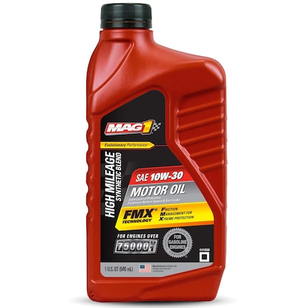 Engine Oil, 10W-30, Synthetic Blend, 1qt MPN:MAG64839