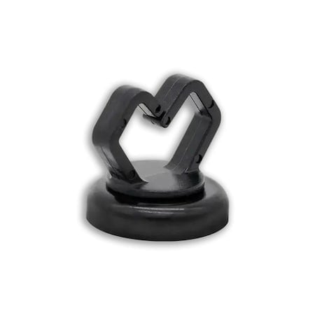 Cable Clip, Polymer, 1/2 in Bundle Dia., Black MPN:62409-10