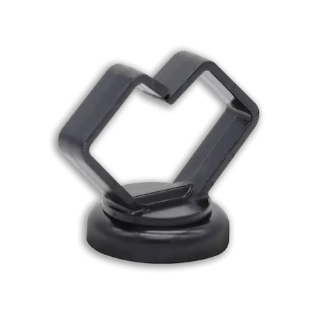 Cable Clip, Polymer, 3/4 in Bundle Dia., Black MPN:62419-10