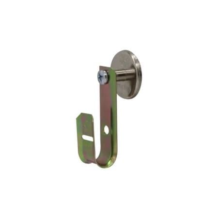Magnetic J-Hook, Mild Carbon Steel, 17 lb MPN:JH12MS-10