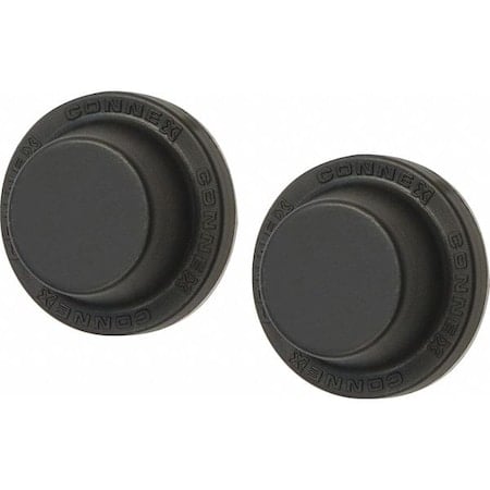 Magnetic Door Holder, Rare Earth Elements, Black, Finish: Plastic MPN:D1BL