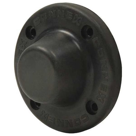 Magnetic Door Holder, Rare Earth Elements, Black MPN:D3X1BL