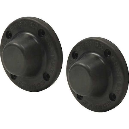 Magnetic Door Holder, Rare Earth Elements, Black MPN:D3X2BL