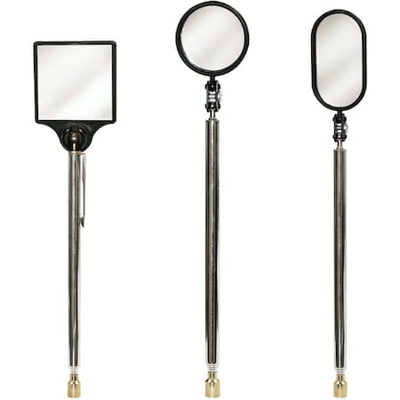 Telescoping Glass Inspection Mirror 3pcs MPN:301-306-315G240