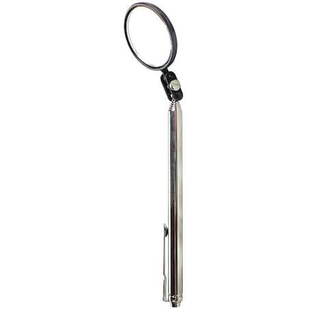 Inspection Mirror, Round, Glass, 4 1/2