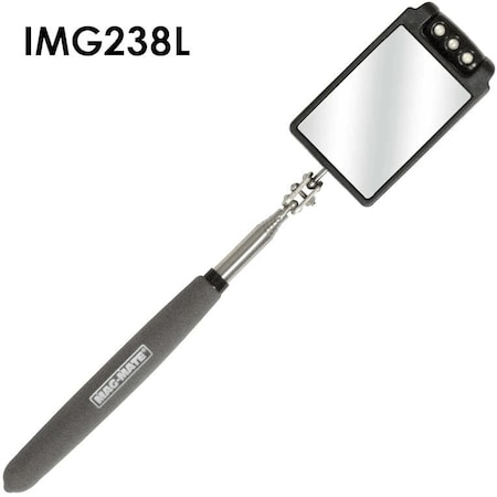 Telescoping Glass Inspection Mirror with MPN:IMG238L