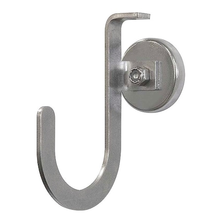J-Hook, Silver, Stainless Steel, 3 1/4 in D MPN:MX2000JH