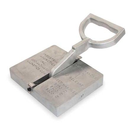 Manual Lifting Magnet, 200 lb Load Cap. MPN:B400