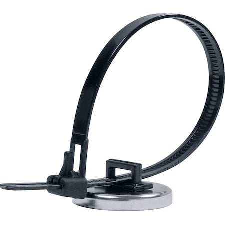 Cup Magnet with Reusable Zip Tie, 7 lb C MPN:MX1000ZIP2