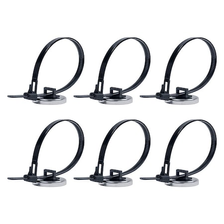 Cup Magnet with Reusable Zip Tie, 7, PK6 MPN:MX1000ZIP2PK06