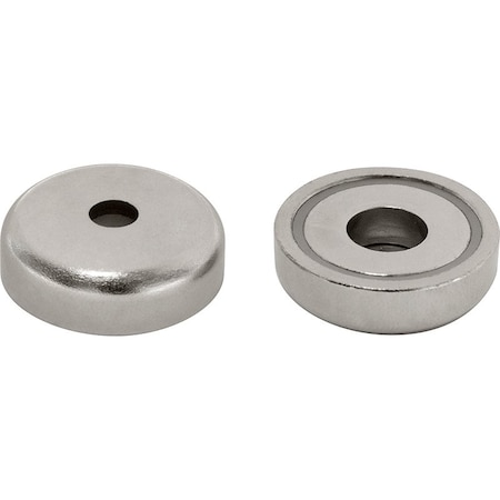 Plated Cup Magnet, Rare Earth 0.98