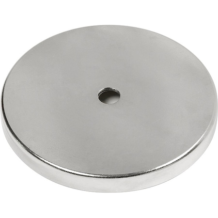 Cup Magnet, 95 lb. Pull, Hole Dia.: 1/2 in MPN:MX5000