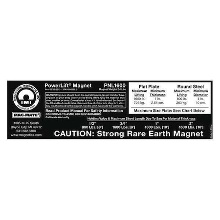 Replacement Capacity Sticker MPN:900258
