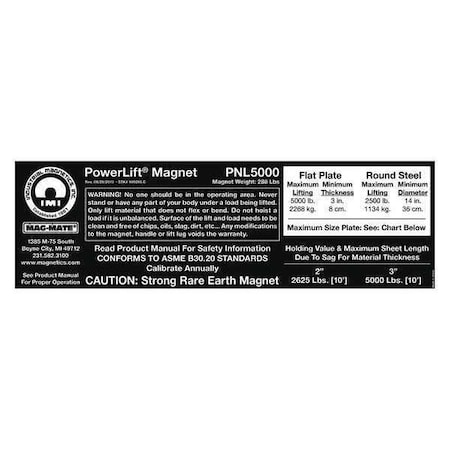 Replacement Capacity Sticker MPN:900260