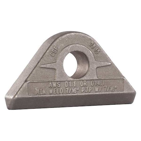 Pad Eye, 13, 000 lb, Carbon Steel, 1 5/16