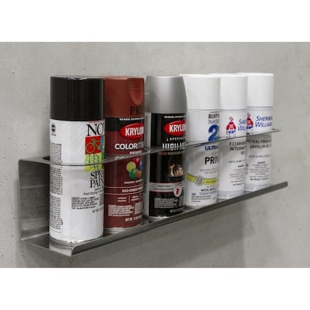 Paint Can Rack, Horizontal, Hol MPN:PCRH06