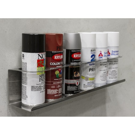 Paint Can Rack, Horizontal, Hol MPN:PCRH06M