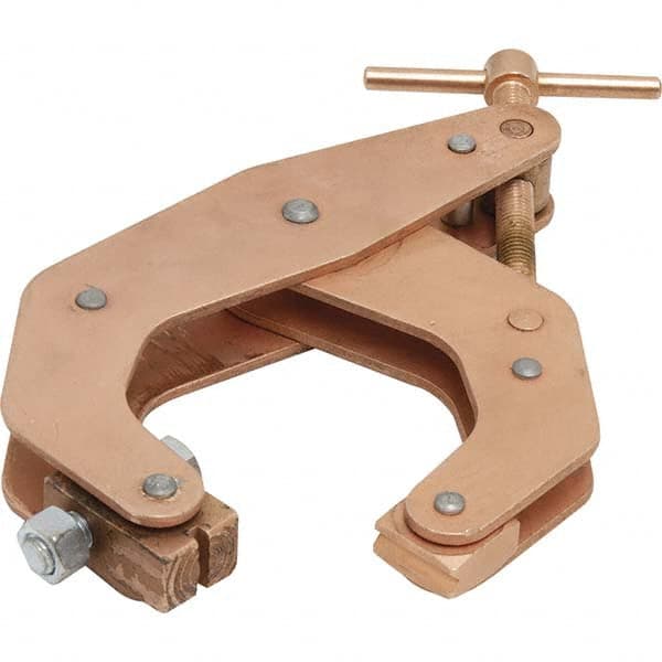 4-1/2 Inch Jaw Opening, 3-13/16 Inch Jaw Depth, 400 Amp Rating, Copper Ground Clamp MPN:K045TGD
