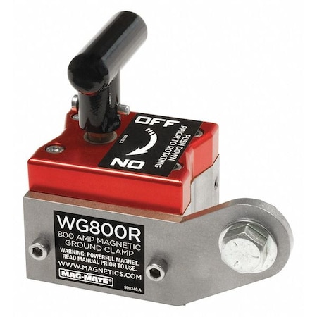 Magnetic Welding Ground, 1/0 AWG, Steel MPN:WG800R
