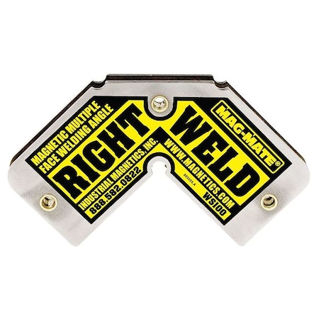 Magnetic Weld Square, 5-1/2x2-7/8in, 40lb MPN:WS100