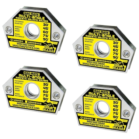 Multi Angle Magnetic Welding Square, PK4 MPN:WS11094PK04