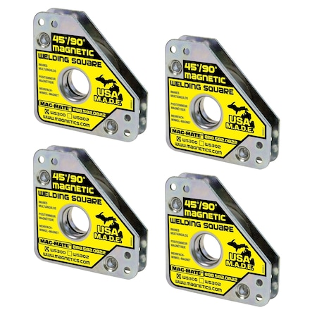 Compact Magnetic Welding Square Hol, PK4 MPN:WS300PK04