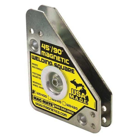 Magnetic Welding Square, 4-3/8in.L, 75 lb. MPN:WS400AX3
