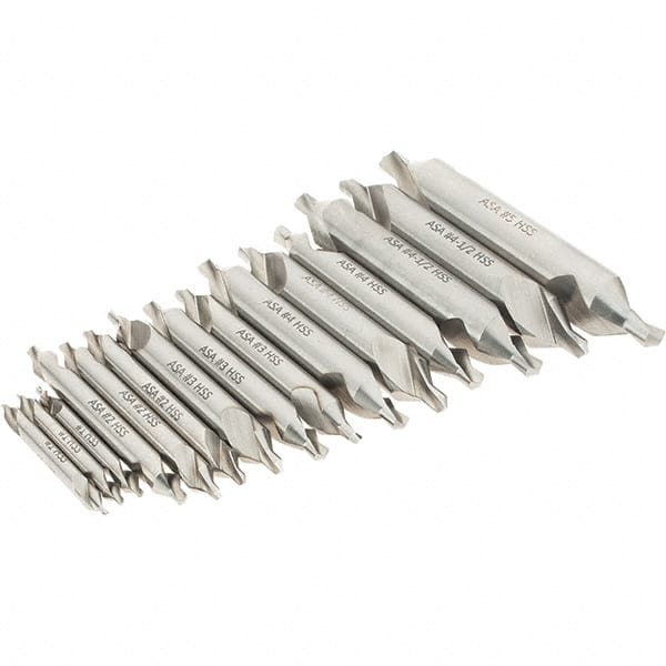 15 Pc #1 to #5 High Speed Steel Combo Drill & Countersink Set MPN:81115000015
