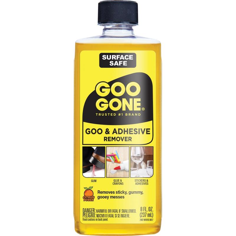 Goo Gone Gum/Glue Remover - Liquid - 8 fl oz (0.3 quart) - Citrus Scent - 12 / Carton - Orange MPN:2087CT