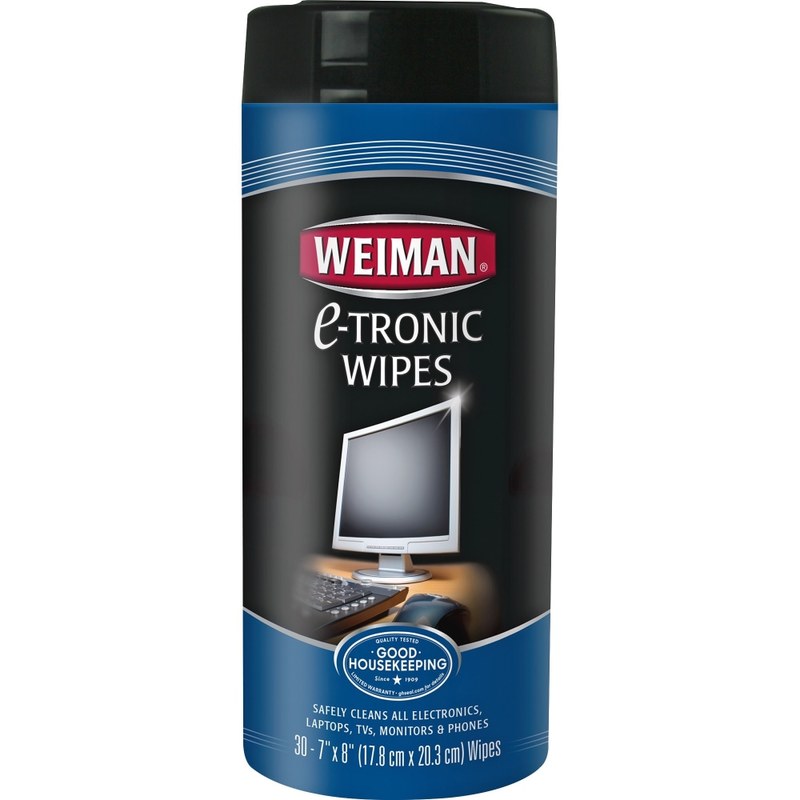 Weiman E-Tronic Wipes - For TV, Keyboard, Monitor, Notebook, Smartphone, Tablet, Electronics, Plasma Display, LCD - 93ACT MPN:93ACT