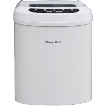 Portable Countertop Ice Maker, 27 lb., Wht MPN:MCIM22W