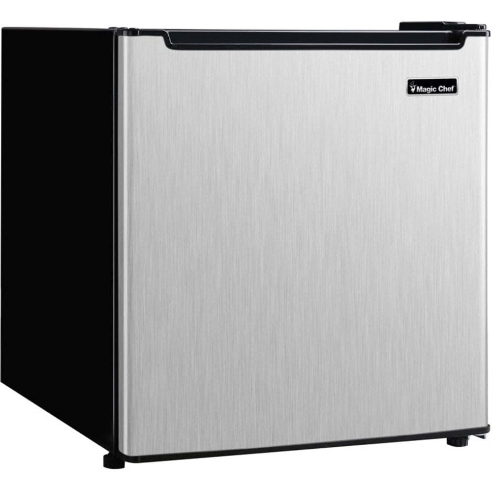 Magic Chef 1.7 cu. ft. Mini Refrigerator - 1.70 ft³ - Auto-defrost - Reversible - 1.70 ft³ Net Refrigerator Capacity - 245 kWh per Year MPN:MCAR170STE