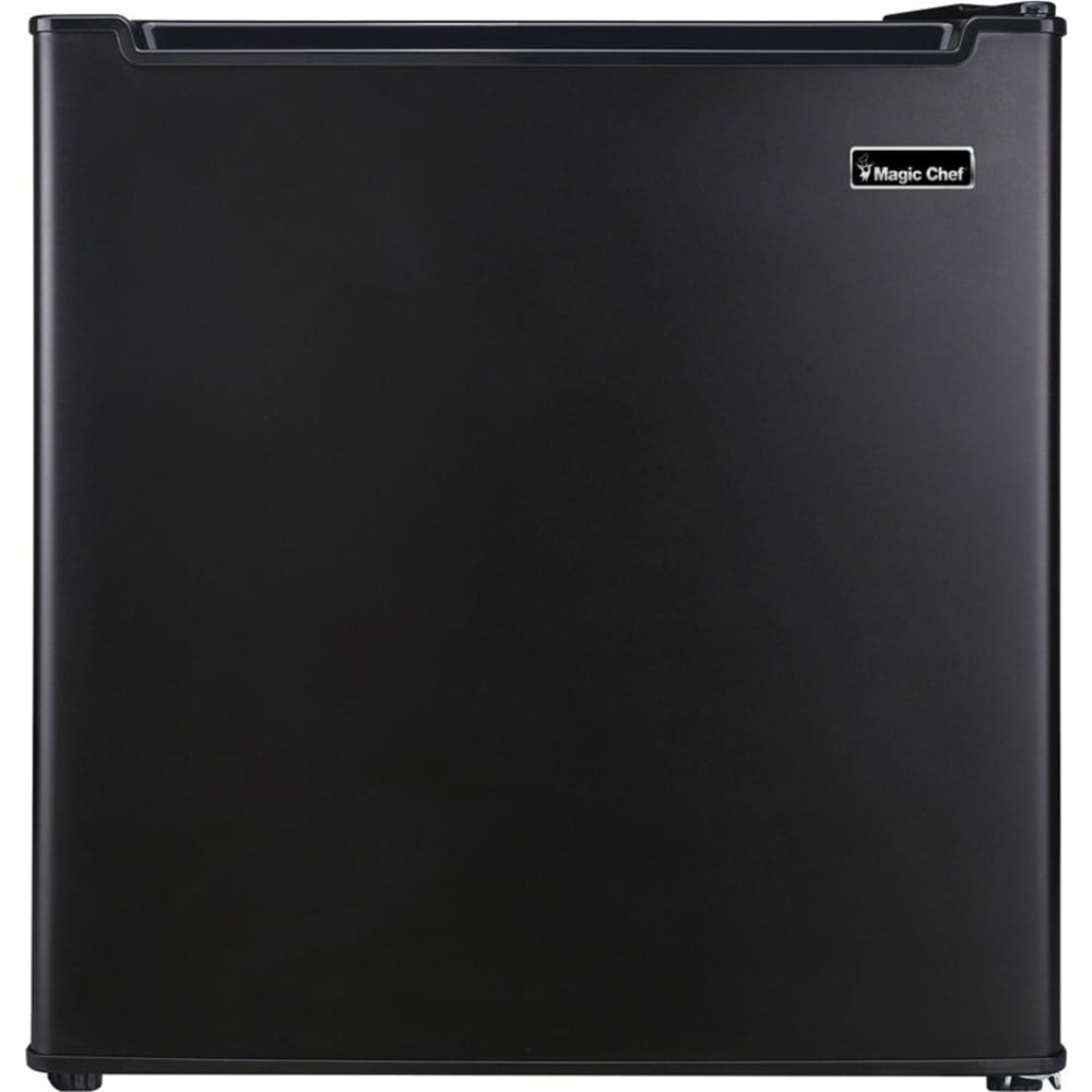 Magic Chef 1.7 cu. ft. Mini Refrigerator - 1.70 ft³ - Manual Defrost - Reversible - 208 kWh per Year - Black, White MPN:MCR170BE