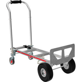 Magliner® Gemini Jr 2-in-1 Convertible Hand Truck with Pneumatic Wheel 1100 lb. Capacity GEKJ1-UA4R