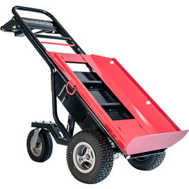 Magliner® Motorized Hand Truck MHT75AB - Pneumatic Tires and Cylinder Plate - 1000 Lb. Cap. MHT75AB