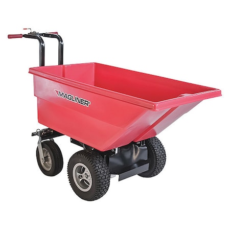 Motorized Hopper Cart, 6 Cu Ft Tub, Pneu MPN:MHCSAA