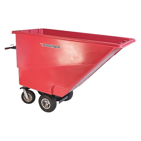 Motorized Hopper Cart, 27 Cu Ft, Pneu MPN:MHCSAC