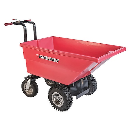 Motorized Hopper Cart, 6 Cu Ft, Agg Pneu MPN:MHCSCA