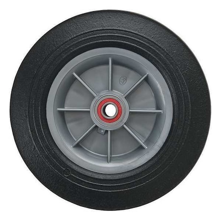 Hand Truck Wheel, 10in dia., Solid Rubber MPN:111025