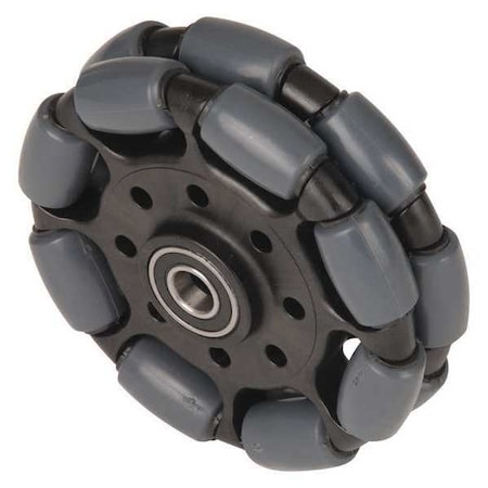 Replacement Wheel, 250lb, Blk, Polyurethane MPN:130502