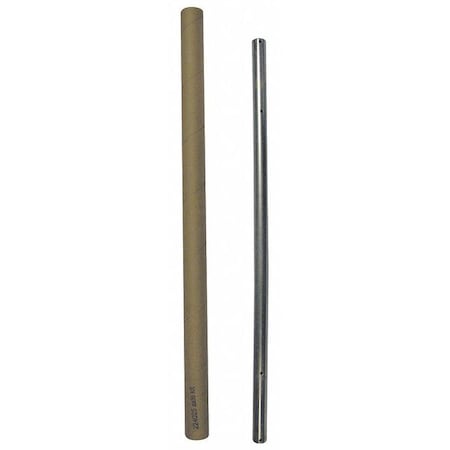 Hand Truck Axle Kit, 500 lb., Steel, Silver MPN:224025
